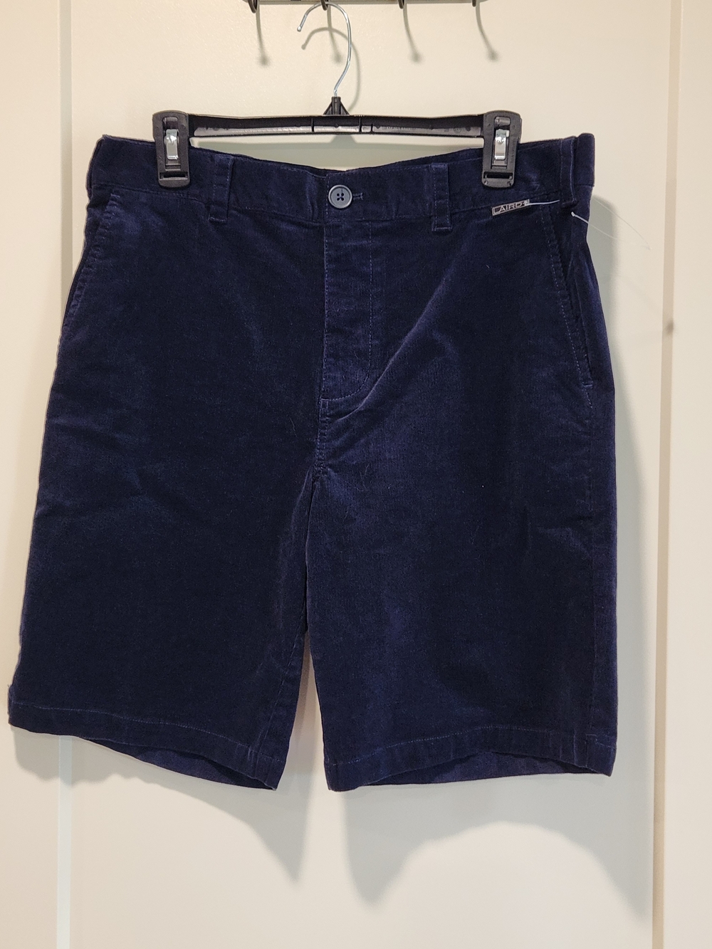 LAIRD Corduroy Men’s Shorts in Navy - Classic Casual Size 32